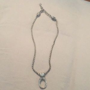 Brighton silver heart necklace